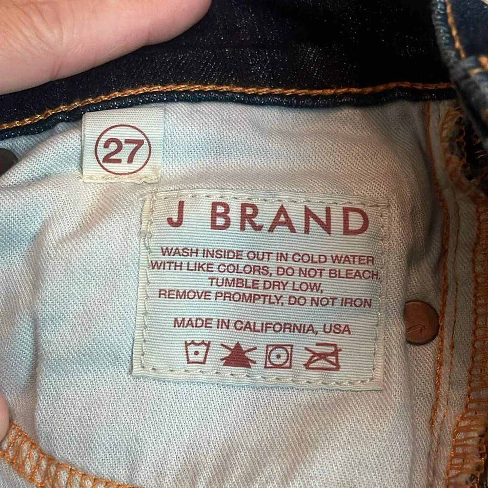 J Brand Mid Rise Straight Leg Jeans - Picture 7 of 7